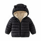 Cecorc Winter Coats For Kids With Hoods Light Puffer Jacket For Girls, Boys | Baby, Infants, Toddlers, 2T,Black(With Fleece Insi