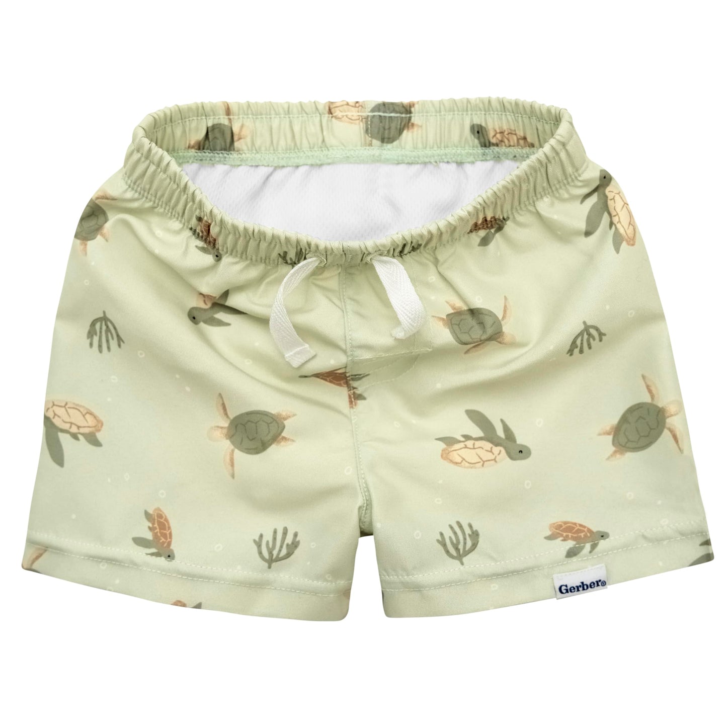 Gerber Baby Boy'S Toddler Long Sleeved Rashguard Swim Bathing Suit Set, Turtles, 0-3 Months