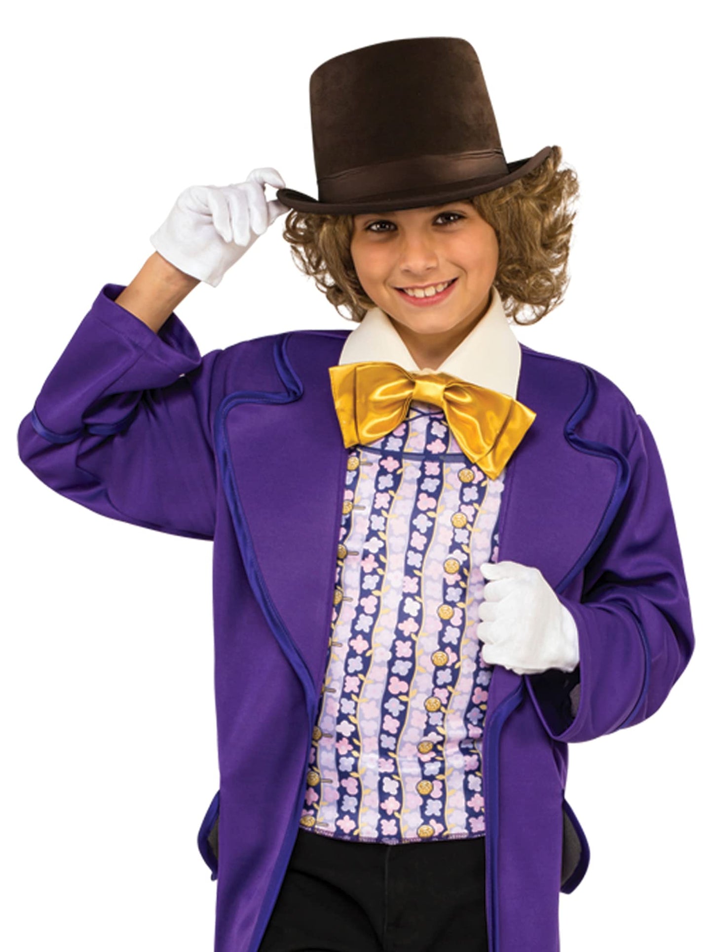 Rubie'S Kids Willy Wonka & The Chocolate Factory Willy Wonka Value Costume, Large, Purple