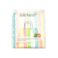 Bapronbaby Rainbow Stripes Splash Mat - Waterproof Catch-All For Under High Chairs, Floors, Tables, Playtime Or Arts & Crafts -