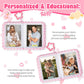 Lanpn Baby Photo Album Holds 17 4X6 Pictures, My First Soft Cloth Family Photo Book With Name Card & Name Tag Sticker, Fabric Ki