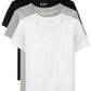 The Children'S Place Baby Boy'S And Toddler Basic Short Sleeve Tees, Black/Grey/White 3-Pack