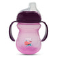 LuvLap Moby Little Spout Sipper for Infant/Toddler, 240ml, AntiSpill Sippy Cup with Soft Silicone Spout BPA Free, 6m+ (Pink)