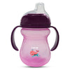 LuvLap Moby Little Spout Sipper for Infant/Toddler, 240ml, AntiSpill Sippy Cup with Soft Silicone Spout BPA Free, 6m+ (Pink)