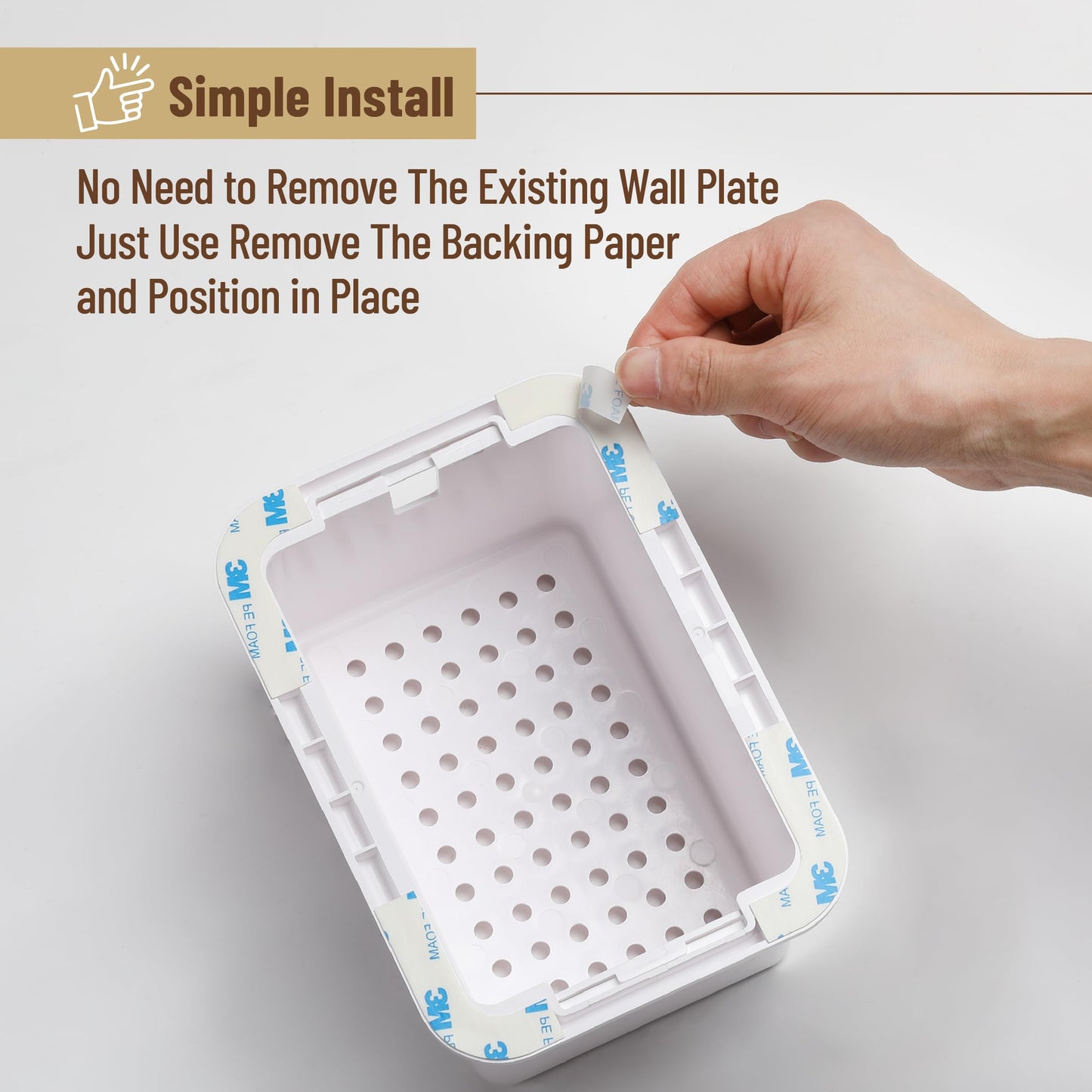 Bates Extra Large Baby Safety Outlet Box, Plug Covers For Electrical Outlets, Child Proof Socket Covers