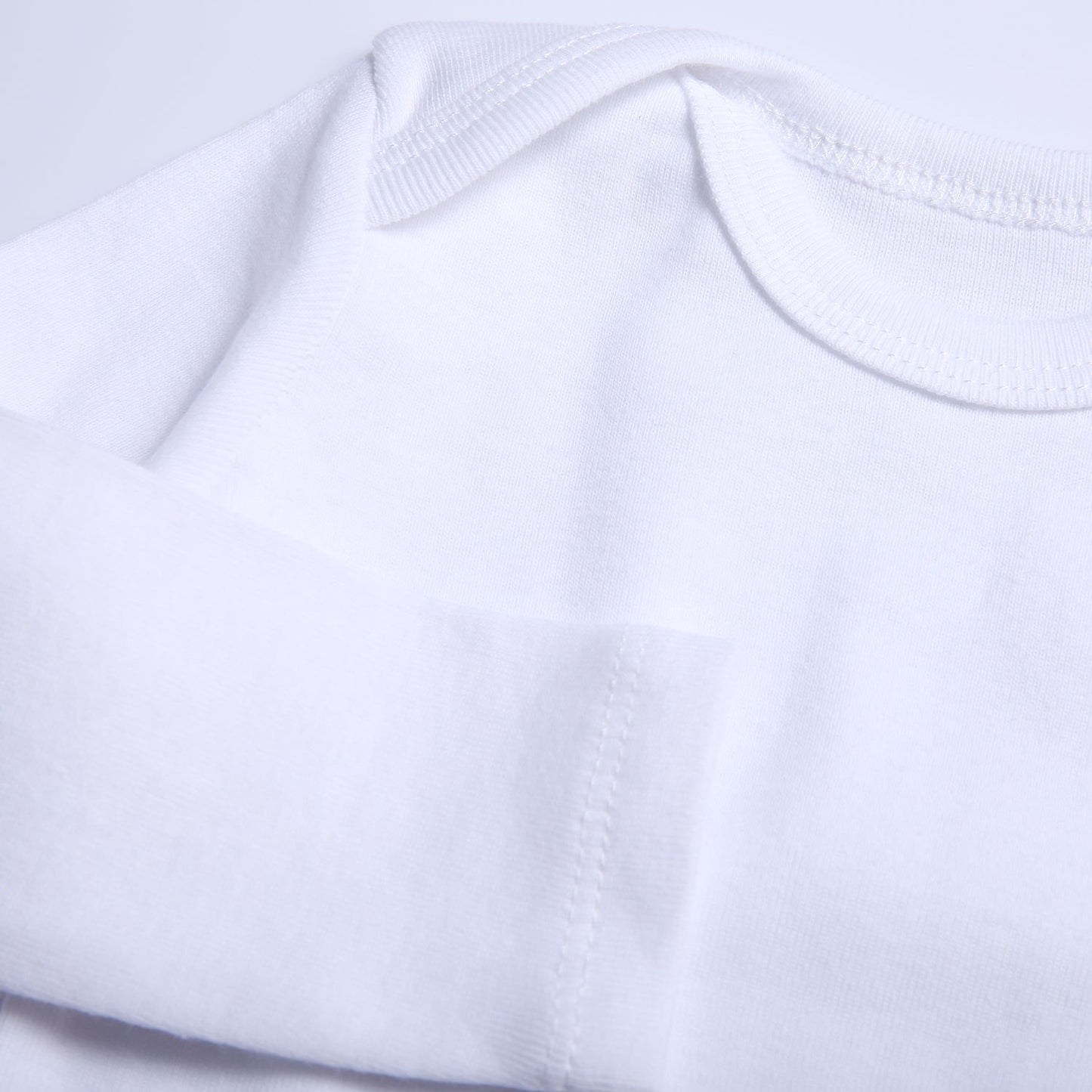 Romperinbox White Onsies Baby Boy Girl Newborn Long Sleeve Unisex Infant Cotton Basic Bodysuits 1 Pack 0-24 Months (18-24 Months