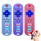 MACLUD 3 Pack Remote Control Shape Silicone Teethers for Babies Chew Toys, Teething Toys for Infant Toddlers,Baby Remote Control