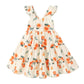 Younger Tree Toddler Baby Girl Dress Summer Outfits Flutter Sleeve Smocked Dress Kids Causal Boho Dresses Clothes (3-4T, Toddler