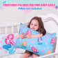 Cloele Toddler Pillowcase Mermaids Envelope Travel Pillowcase Small Pillow Cover Fits Pillows Sized 12X16 Or 13X18-2 Pack Kids P