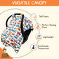 Dear Baby Gear Car Seat Canopy - Premium Infant Car Seat Cover For Maximum Protection And Style - Breathable - Carseat Canopy -