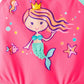 Infant Girls Mermaid Pink Sizzle One Piece Swimsuit - 3-6 Months