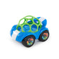 Bright Starts Oball Easy Grasp Rattle & Roll Toy Sports Car BPA-Free Infant Crawling Toy, 1 Pack, Age 3 Months and up, Blue/Gree