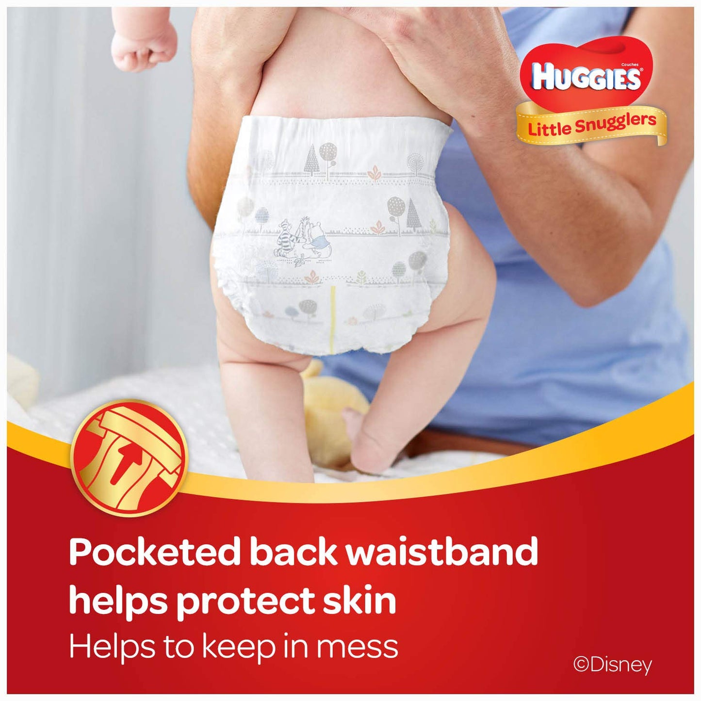 Huggies Little Snugglers Baby Diapers, Size 3, 162 Count, Unscented, Hypoallergenic, Drytouch Liner, Pocketed Waistband, Wetness