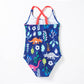 Hongshilian Little Girls Cartoon Beach Sport Swimwear One Piece Baby Swimsuit (Xs:3T, Dinosaur & Blue)