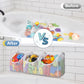 DOCMON Bath Toy Storage, Large Capacity 3 Compartments Bathtub Toy Storage, Opening Bath Tub Toy Holder Organizer, Mesh Shower C