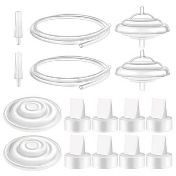 Maymom Pump Parts and Tubing Adapter Compatible with Spectra S1 S2 9 Plus Synergy Gold Breastpump Replace Backflow Protector Mem