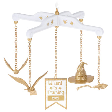 Hallmark Keepsake Christmas Ornament, Year Dated 2021, Harry Potter Wizard In Training Baby Mobile