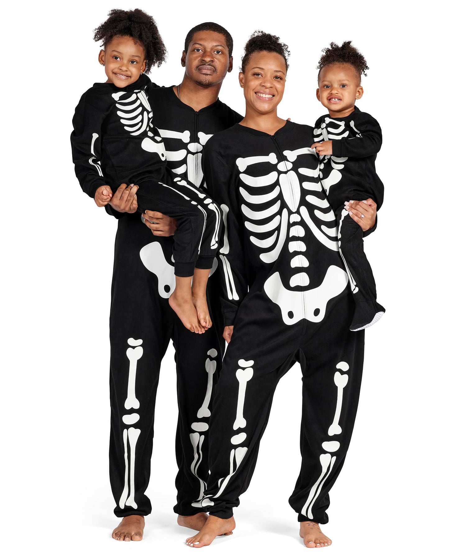 The Children'S Place Baby Boys Glow Skeleton Fleece One Piece Pajamas And Toddler Sleepers, Black, 12-18 Months Us