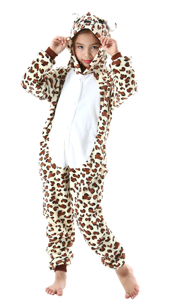 Atoz Onesie For Kids, Animal Pajamas Halloween Cosplay Costume For Girls Boys, Bear 4-5T
