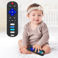 YAPROMO 2Pcs Teething Toys, Silicone TV Remote Teethers for Baby Toy Remote Teethetr for Infant Toddler Kids/Boy/Girl, BPA Free
