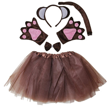 Kirei Sui Kids Animal Costume Tutu And Ear Headband Monkey