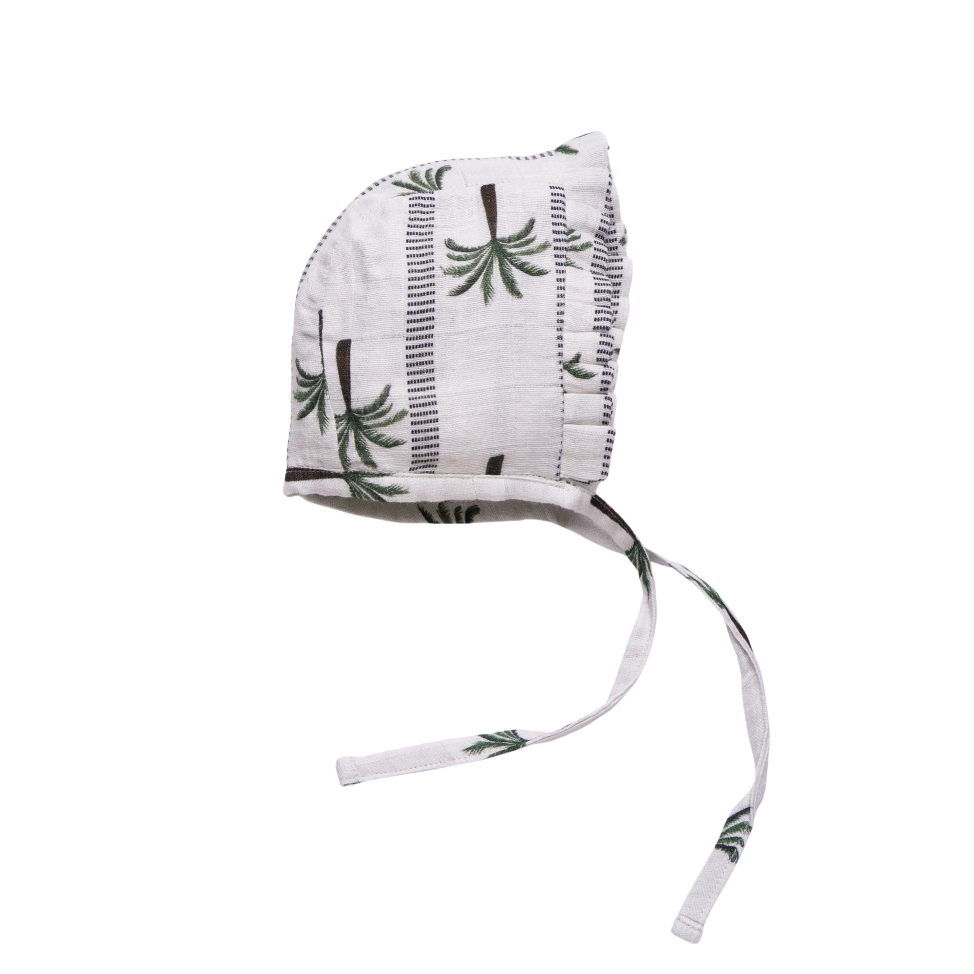 Cocoon Care Bamboo Organic Cotton Caps For New Born Baby | Bonnet Cap | 03 Months | Green