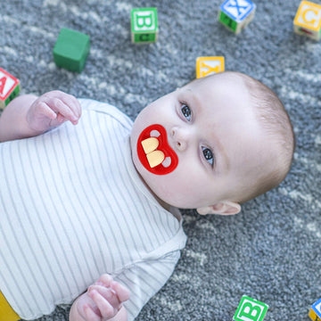 3Pcs Zhovee Baby Pacifiers, Lip Bibs Pacifier 0-36 Months, Newborn Infant Pacifier Baby Girl Pacifiers, Teething Pacifiers For B