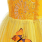 Dressy Daisy Girls' Princess Fancy Dress Up Costume Christmas Halloween Outfit Butterfly Size 5-6 Yellow