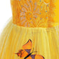 Dressy Daisy Girls' Princess Fancy Dress Up Costume With Accessories Christmas Halloween Outfit Butterfly Size 5-6 Yellow