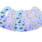 Babygo Cotton Baby Bibs | Multicolored Waterproof Feeding Bibs With Titch Button Closure, Soft, Durable, Washable & Reusable Mea