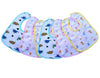 Babygo Cotton Baby Bibs | Multicolored Waterproof Feeding Bibs With Titch Button Closure, Soft, Durable, Washable & Reusable Mea