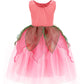 Tolafio Fairy Costume For Girls Princess Dress Up Clothes Birthday Halloween Role Play Gown