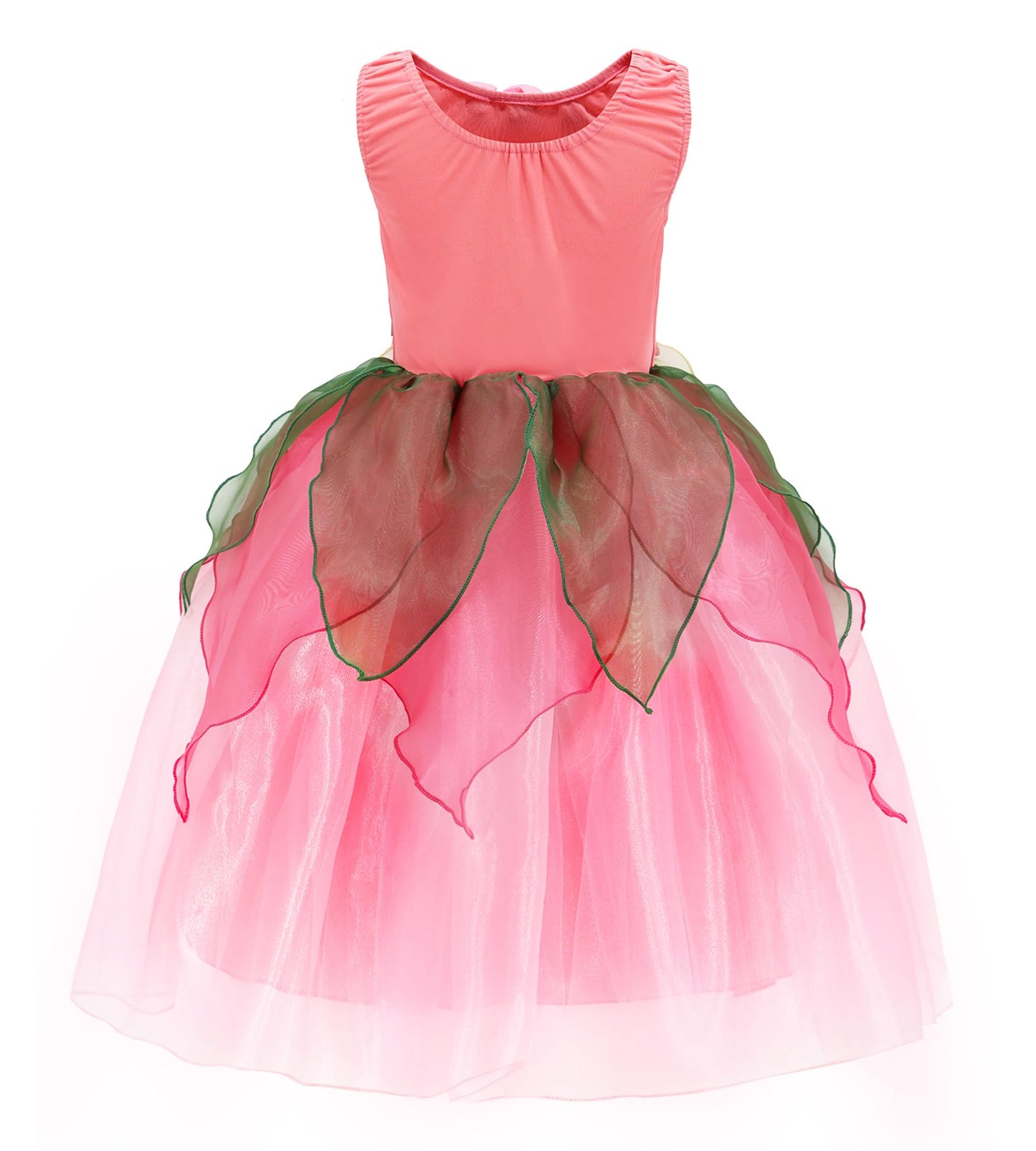 Tolafio Fairy Costume For Girls Princess Dress Up Clothes Birthday Halloween Role Play Gown