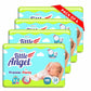 Little Angel Premier Pants Baby Diapers, New Born (Nb) Size, 112 Count, Wetness Indicator, Up To 5 Kg (28 Count, Pack Of 4)