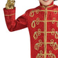Michael Jackson Child'S Deluxe Military Jacket Costume Accessory, Small, Red
