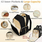 Miss Fong Diaper Bag Backpack - Baby Diaper Bag With Diaper Changing Pad Quilted Travel Diaper Backpack With 16 Pockets Waterpro