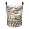 Pevtufa Vineyard Landscape 1 Foldable Laundry Basket Organizer,Fabric Clothes Toy Storage Basket Nursery Hamper Storage Bin For 