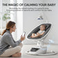 Baby Swings For Infants, Fasonbaby Multi-Motion Baby Swing, Bluetooth Infant Swing With 5 Motions & 4-Speeds, 10 Preset Soothing