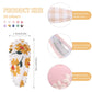 20 Pcs Snap Toddler Hair Clips - Flower Patterns, Wrapped Mini Barrettes, Cute Hair Accessories For Girls And Infants