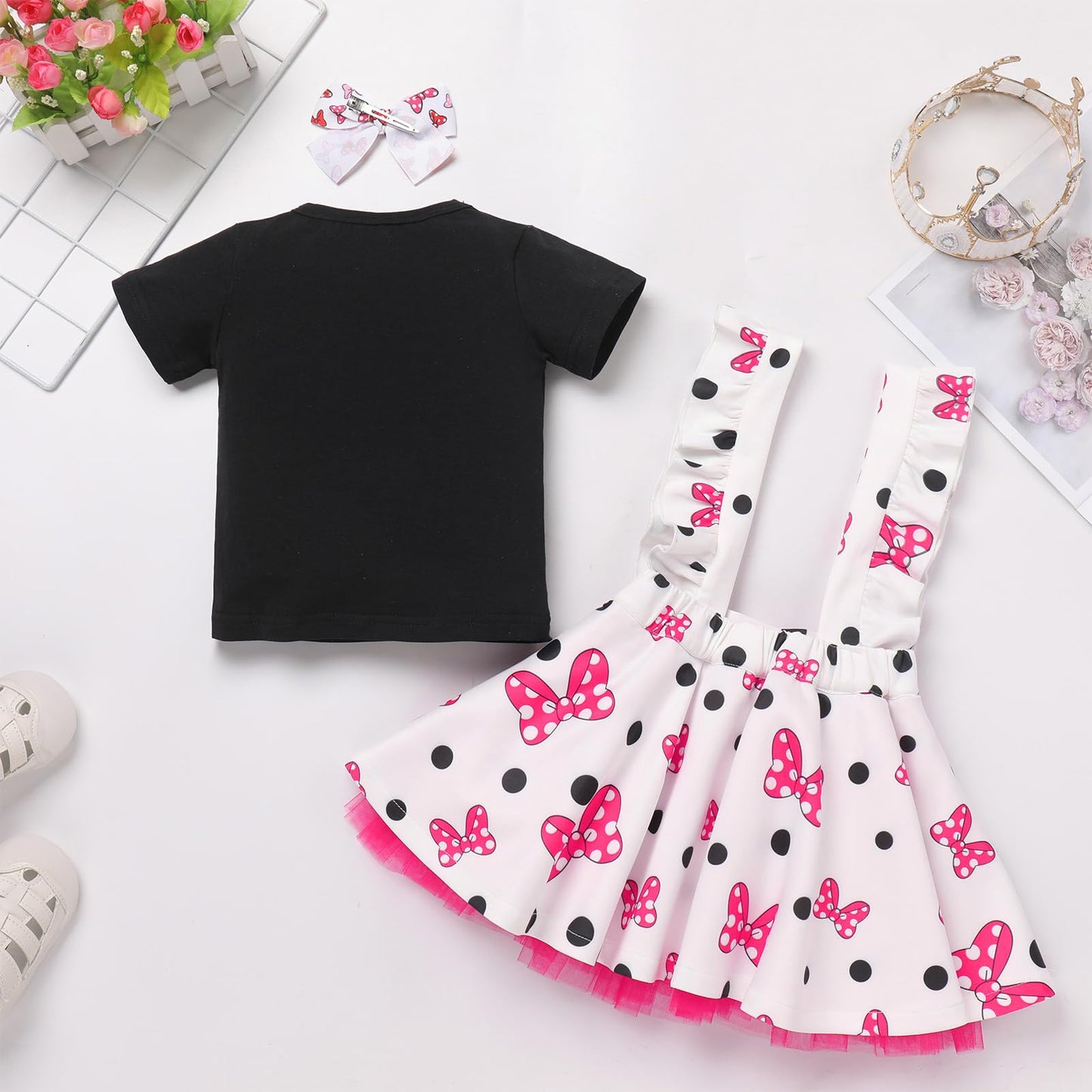 2Nd Birthday Outfit Girl: Toddler Girl Halloween Dress - Baby Infant T-Shirt Mini Tutu Skirt Headband Cake Smash Photo Shoot Mou