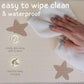 Baby Play Mat, Thick Foam Stars Design, Foldable Waterproof Mat For Crawling, Padded (79 X 59 Inches)