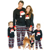 Iffei Matching Family Pajamas Sets Christmas Pj'S With Santa Hat Tee And Festival Style Pants Loungewear With Pocket 3-6 Months