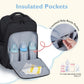 Mommore Diaper Bag Backpack Large Baby Bag 37L With 15.6'' Laptop Sleeve Mom Bags With Insulated Pockets, Changing Pad, Stroller