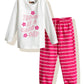 Amazon Brand  Symbol Girls Night Dress | 100% Cotton TShirt & Cuffed Pajama Set | Age 214 Years (SKSLGSS2604 (214 yrs)_Wh