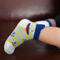 Rative Ankle Anti Slip Non Skid Cotton Socks With Grips Grippers For 6-12 Month Babies Baby Infant Boy Boys Girl Girls (6-12 Mon