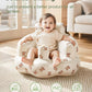 Babygreat Inflatable Baby Seat For 3-36 Months, Portable Blow Up Support Seat With Built-In Air Pump, Learning To Sit & Feeding