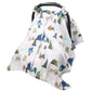 Tanofar Car Seat Cover Baby, Carseat Covers Baby Boy Girl, Peekaboo Opening Infant Car Seat Cover For Winter, Warm & Cozy, Adven