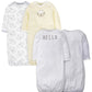 Gerber Unisex Baby Boy And Girls 4-Pack Sleeper Gown Sheep Preemie