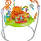Fisher-Price Tiger Time Jumperoo Baby Bouncer Activity Center with 360-Degree Rotating Seat, 3 Adjustable Height Settings, Music