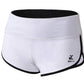 Kipro Womens Active Fitness Sports Yoga Booty Running Gym Workout Shorts, Whiteblack, Xx-Large